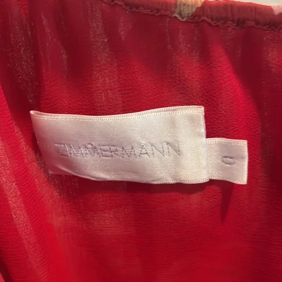 Sold ❤️Zimmermann silk playsuit - Picture 6 of 10